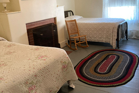 Typical twin bedroom