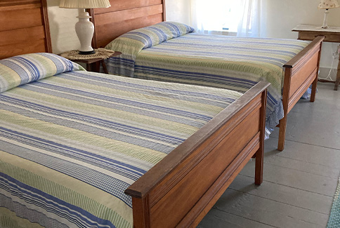Typical twin bedroom